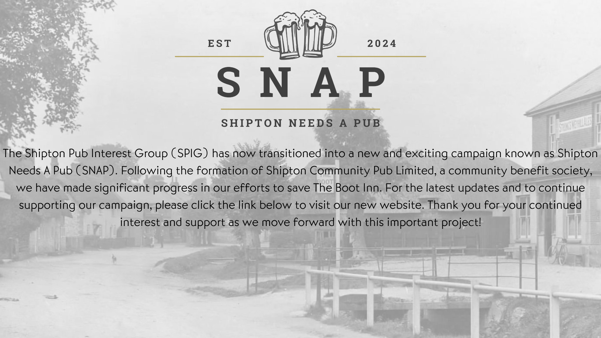 Shipton Pub Interest Group